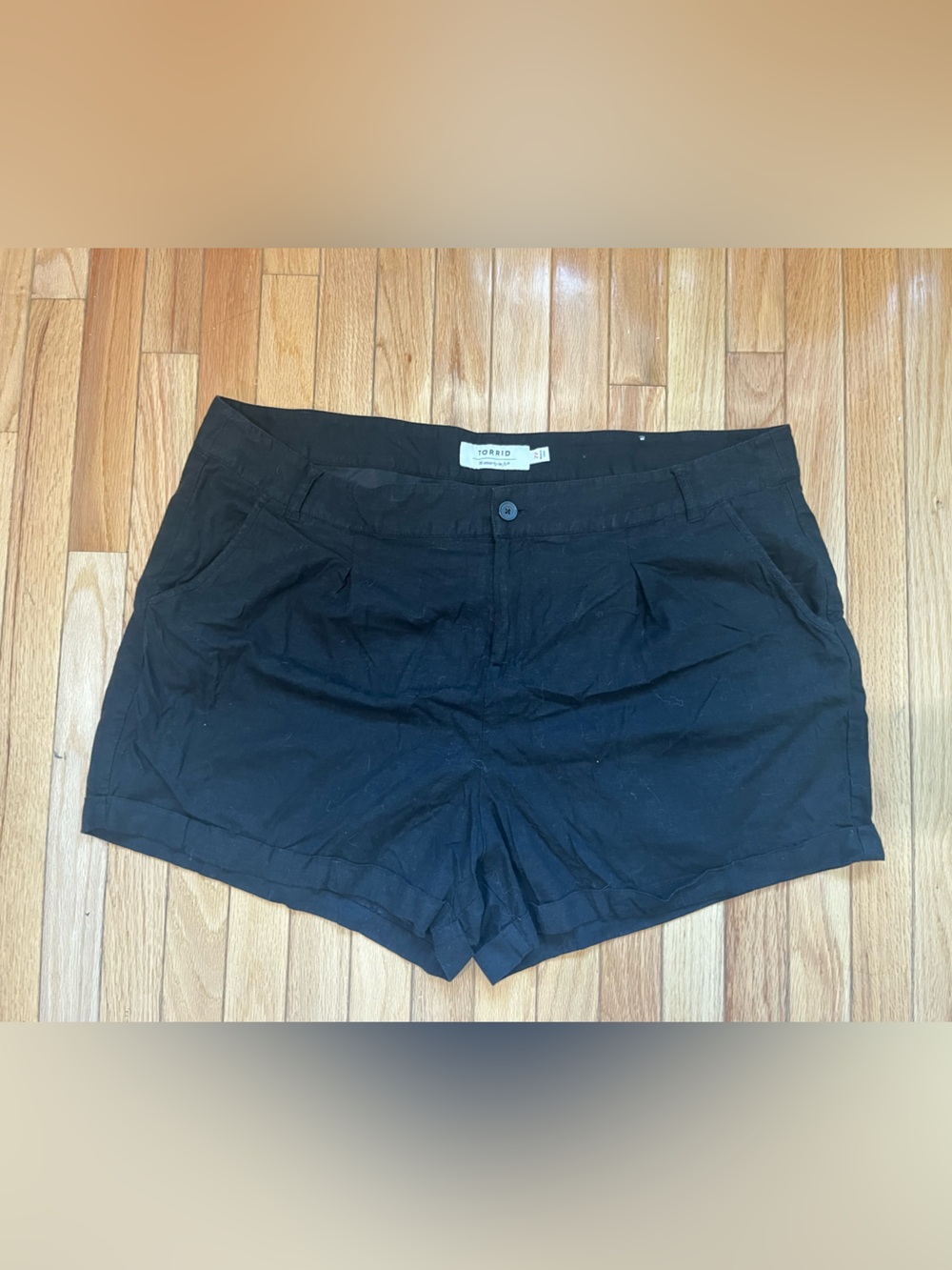 Torrid linen shorts